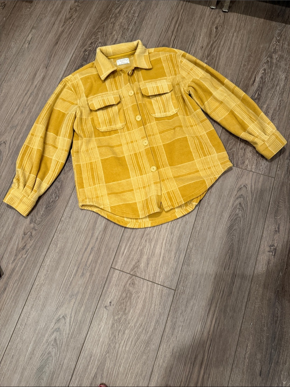 Z Supply Plaid Mustard Shacket
